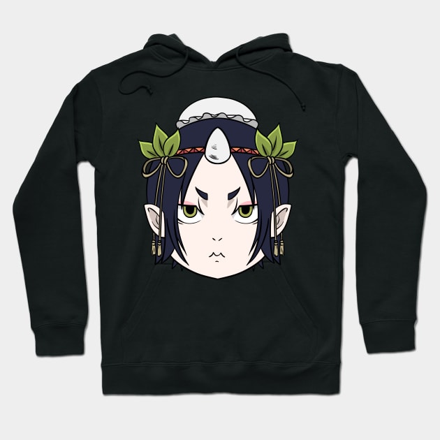 Hozuki coolheadedness head shot Hoodie by Oricca